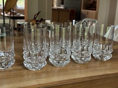 Excellent Holdfast by Rosenthal 5.5″ Highball Glass ~ Set of Nine
