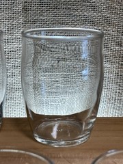 Set of 5 – Orange Juice, Milk, Water, Drinking Glasses, Crystal Clear 3″ Tall
