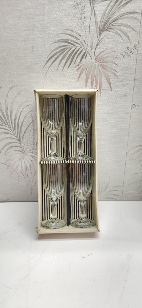 Vintage New Sealed Libbey MR PRO Home Bartender Set of Four 4.5oz Sour Glasses