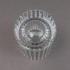 Baccarat Crystal Harmonie Triple Old Fashioned Tumbler Glass Ice Holder