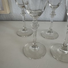Italian Cristalleria Fratelli Fumo Crystal Champagne Flutes Set of 4 Mixed Color
