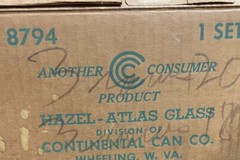 Hazel Ware Starlight Stemware Starter Set 12 pc Glasses Vintage MCM Crystal Cut