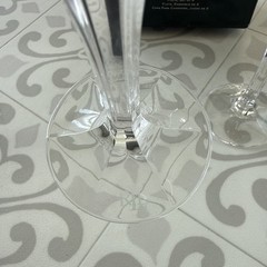 Set Of 2 Ralph Lauren Cocktail Party Pattern 6 Oz Champagne Flutes
