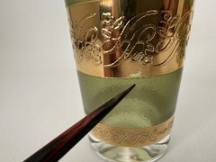 Vintage 60’s STARLYTE MCM Highball Green Glasses 22K Gold trim Barware 4pc set