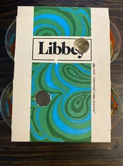 Set of 4 Vintage Libbey Country Mill / Covered Bridge 9.5 oz Glass NEW