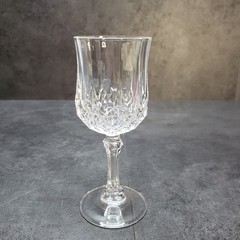 6 Longchamp 6cl 24% Lead Crystal Stem Glasses Cristal D’arques SMALL