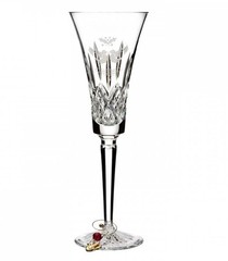 Waterford 12 Days of Christmas Champagne Flute ‘Two Turtle Doves’ 2nd Edt. New