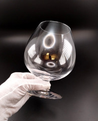 WATERFORD~Optic Reserve~Brandy Snifter Glass~Austria~6″~Perfect Rim~Marked