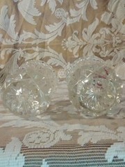 Zajecar Crystal Mini Bud Vase Pair