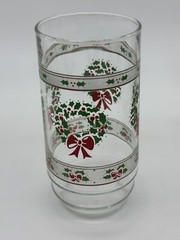VTG Holiday Victorian Christmas Drinking Glasses Set Of 3 – Vintage Style