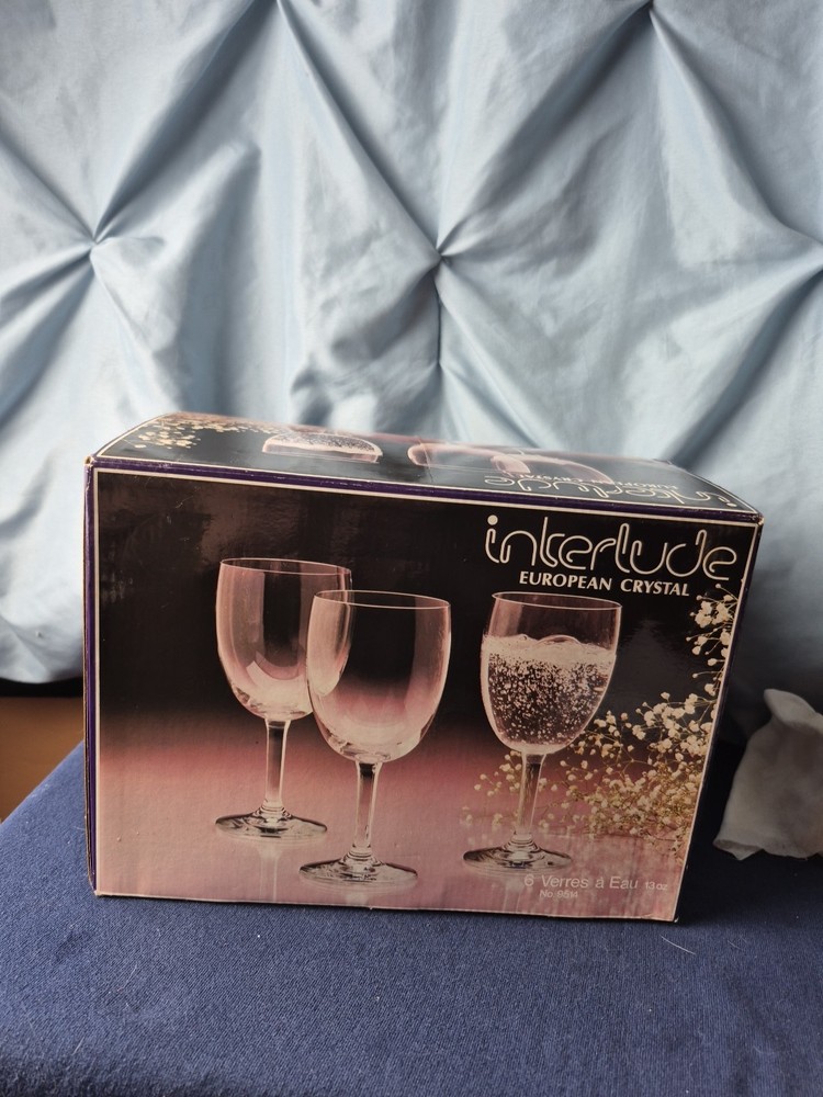 Set Of 6 Water Goblets