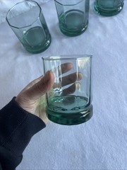 VTG Set Of 4 – Anchor Hocking Essex Rocks/Lowball Geometric Glasses