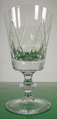 Val St. Lambert STATE OXFORD Crystal Water Goblet (s) LOT OF 3 Vintage Signed