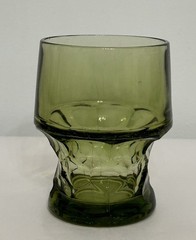 Anchor Hocking Tumbler Juice Glass Avocado Georgian Green Viking Mid Century