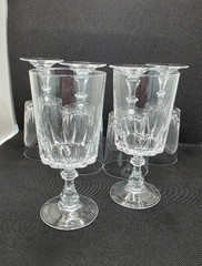 Set of 6 Cristal D`Arques-Durand Vintage Stands 6 1/2″ tall and Holds 8oz