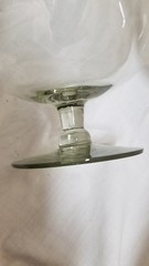 Large Bar Glass Goblet 8 1/2” Brandy Snifter * Hand Blown Clear * 0796