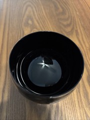Block Capers Black Amethyest Wine Glass