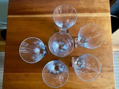 Set of 6 Reizart Ice Tea Glasses in Etched Cattail Pattern – EUC