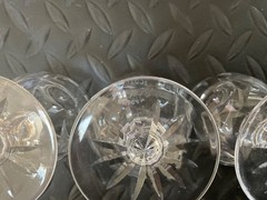Lot of 8 Edinburgh Crystal Glasses Asst Sizes Scotland No Box Free Shipping