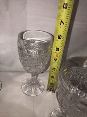 Crystal D’Adriana Luna Cordial Glasses Goblets Set Of 4