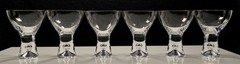 Iittala Tapio Sherry Glasses Set of 6 Finland Tapio Wirkkala Bubble Stem