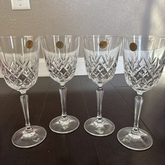 Cristallerie Zwiesel Wine Goblet 8” Fairmont Pattern Germany Set Of 4 Box
