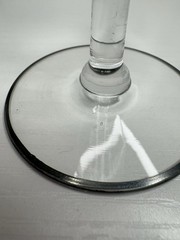 Vintage Etched Sherry Cordial Glasses Floral Silver Rim Cocktail Stemware Set