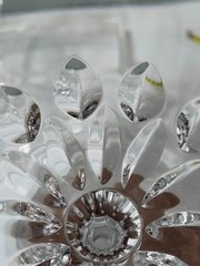 Vintage Set of 4 MIKASA BUCKINGHAM CLEAR CUT CRYSTAL 7″ Glass Goblets 3591171
