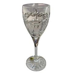 Waterford Crystal DOLMEN Water Goblet 8 3/4″ NOS Ireland Made Celtic Knot New