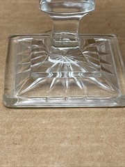 SET OF 3 Indiana Glass MT VERNON CLEAR 6″ Water Goblets – Wine Glasses Excellent