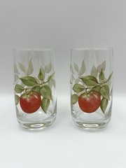 Apple And Pear Tumblers Glasses Made In France Glassware