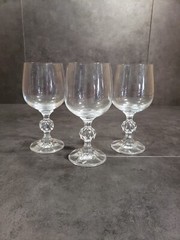 Goblets Claudia by Import Assoc Faceted Ball Stem