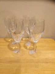 4X- Wedgwood: Knightsbridge Iced Beverage Glass, New w/tag, No box 8”