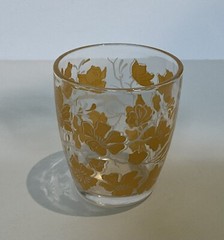 Vintage Dogwood Juice Glasses Pink-White-Green -Orange-Hazel Atlas? – Set of 5