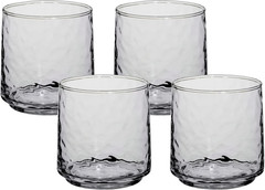 Brockhill Drinking Glasses (4-Pieces, 12-Ounce, Dishwasher Safe)