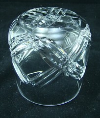Avitra Crystal TARTAN SCOTLAND Bedside Carafe with Tumbler NEW w Sticker