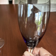 FOSTORIA crystal DEBUTANTE pattern Goblet or Glass – 6.75”