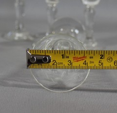 Cordial Etched Frosted Floral & Vine Pattern Cut Glass 4″ Tall Set Of 6 Glasses