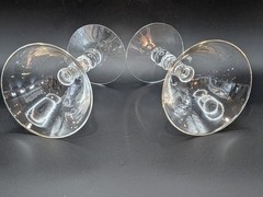 2 Vtg Imperial Glass Candlewick Stem Martini Champagne Wine Sherbet 4Oz Glasses