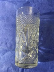 J. G. Durand Cristal D’Arques Antique Pattern Glass Highball Tumbler 5.25”