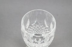 Signed Waterford Colleen Pattern Clear Cut Crystal 4 3/4 Inch Claret Wine Glass