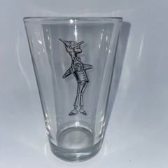 Vintage Libbey Tumbler Glass Tin Man Wizard of Oz
