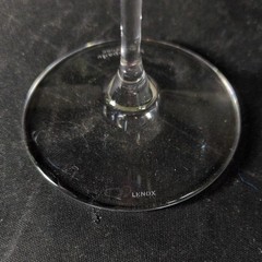 KATE SPADE LIBRARY STRIPE CHAMPAGNE FLUTE, Cut Lead Crystal, 10 1/4″, 7 oz, USA