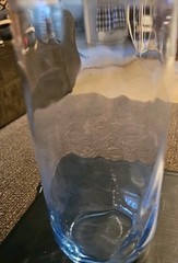 Vintage Set Of 5 Libbey Light Blue Glasses-Optic Tumblers 16oz