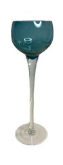 MCM Handblown Cordial Glasses – Teal, Blue, Purple, Cobalt – Vintage Barware Set