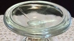 Vtg Set Of 8 Clear Tulip Ice Cream Glasses Soda Shop Style Anchor Hocking DB