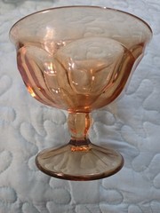 VTG Provincial ~ By Noritake Sherbert/ Champ Set 4 Amber ~ EUC ~ Discontinued