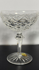 Waterford Vtg Cut Crystal Powerscourt 5 3/8″ Champagne Sherbet