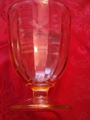 Vintage Pink Depression Footed Sherbet/ Goblet.