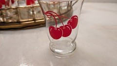 Vintage Libby Cherry 8 Piece Glassware Set